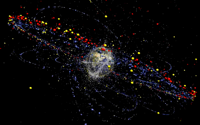 不同轨道功能各异 太空中还有800颗卫星