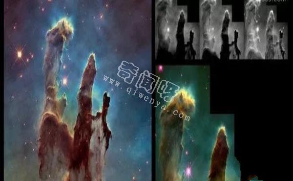 宇宙最壮美的景象创生之柱，哈勃望远镜拍摄的鹰状星云