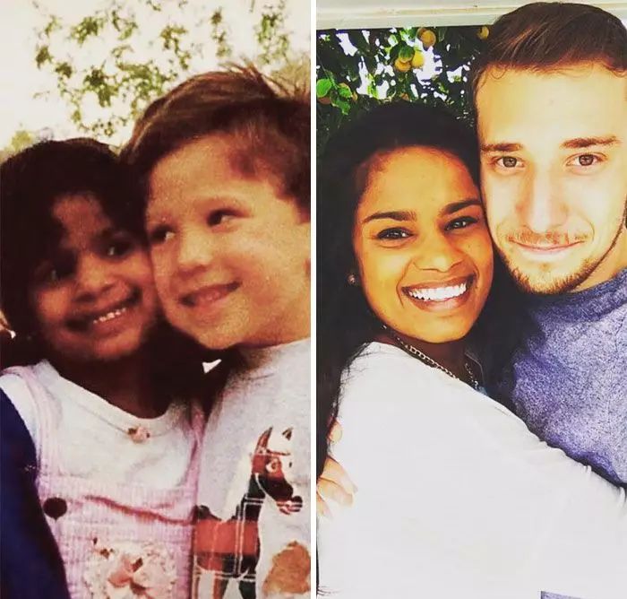 幼稚园认识20年的情侣结婚了,他们的童话故事让全网络都融化了