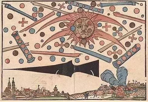 1561年纽伦堡的UFO空中大战目击事件