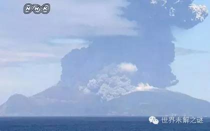 原子弹再袭日本？火山爆发产生的蘑菇云