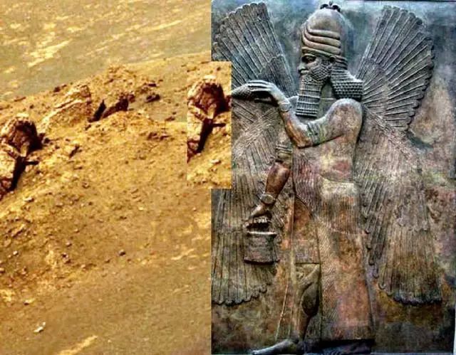 NASA在火星上发现古阿努纳奇人的雕像？