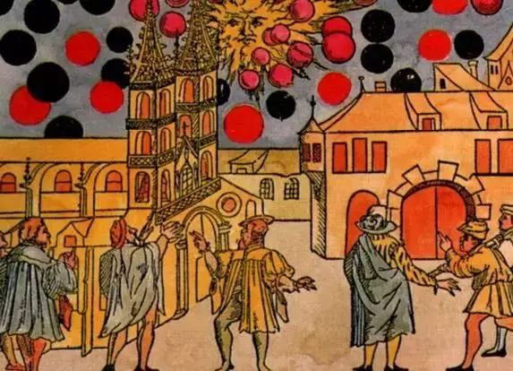 1561年纽伦堡的UFO空中大战目击事件