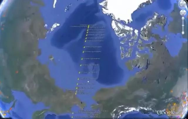 Google 地球发现海底长城包围了整个地球？
