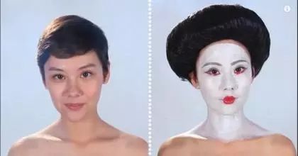 8个国家不同时代的女子妆容！