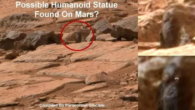 NASA在火星上发现古阿努纳奇人的雕像？
