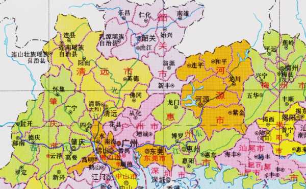 广东省的区划调整，21个地级市之一，清远市为何有8个区县？
