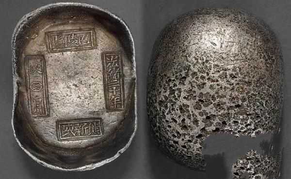古代银子的真实样子：表面布满污垢和牙印，不要被电视剧误导