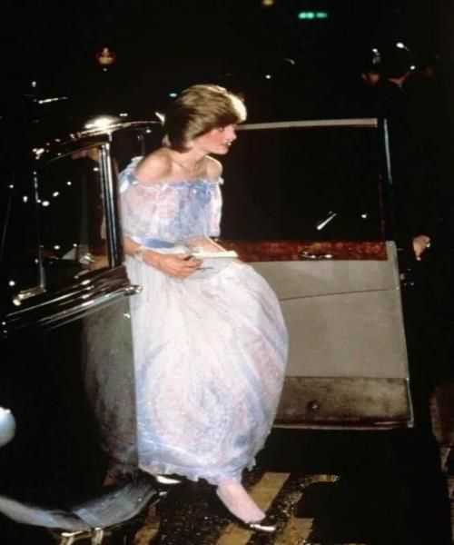 戴安娜20岁怀上威廉，穿着粉蓝色的公主裙睡着，像落入凡间的精灵