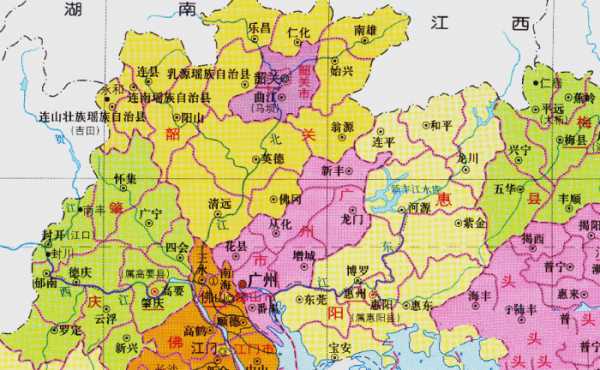 广东省的区划调整，21个地级市之一，清远市为何有8个区县？